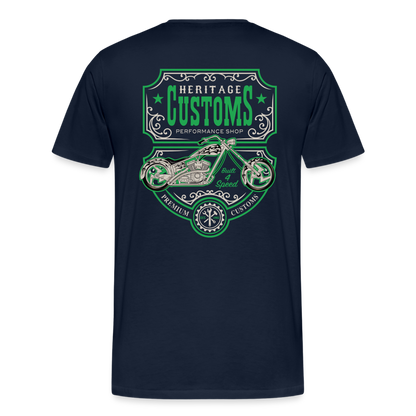 mechanic label Men’s Premium T-Shirt - navy