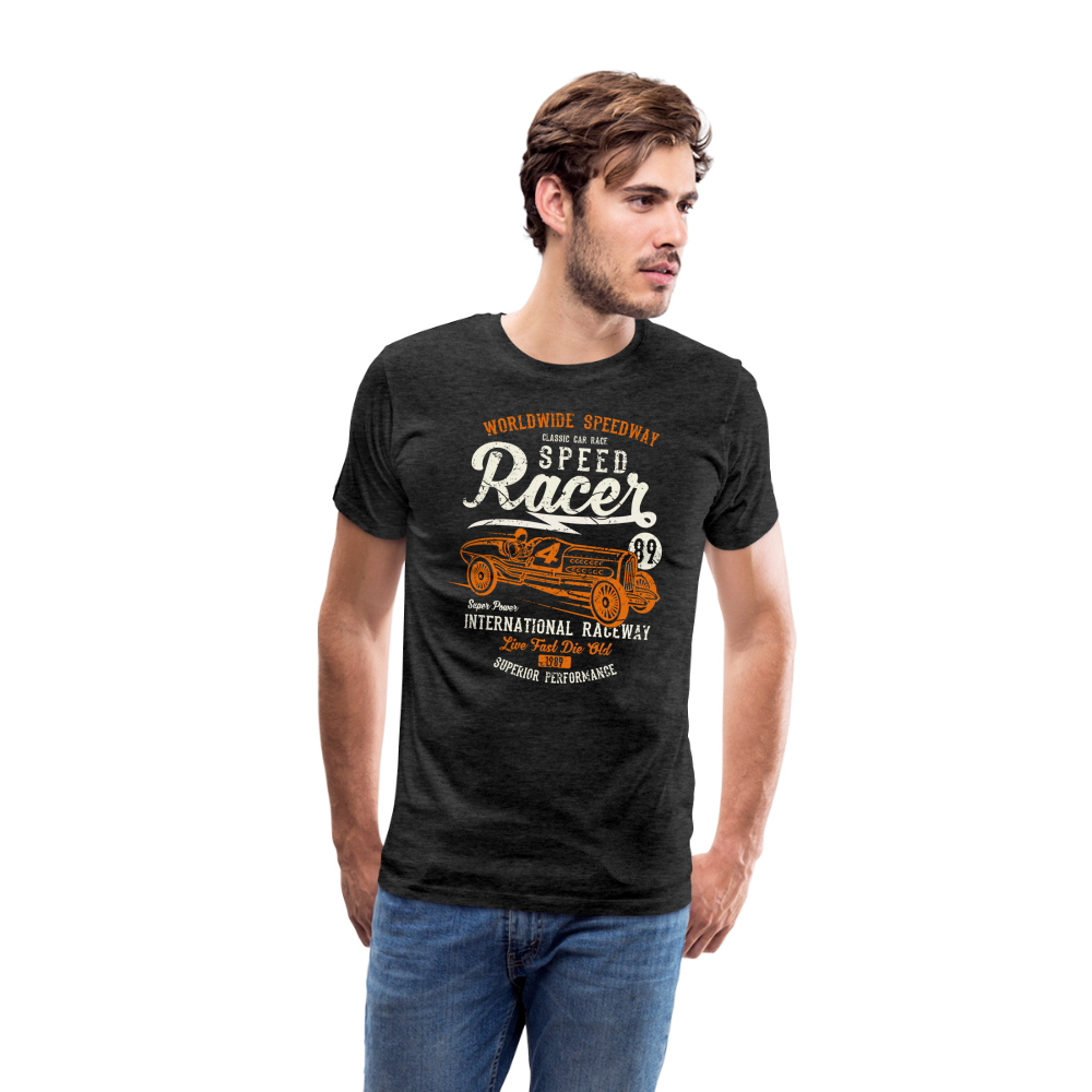 Speed Racer Men’s Premium T-Shirt - charcoal grey