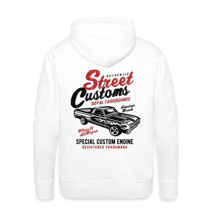 Street Custom Men’s Premium Hoodie - white