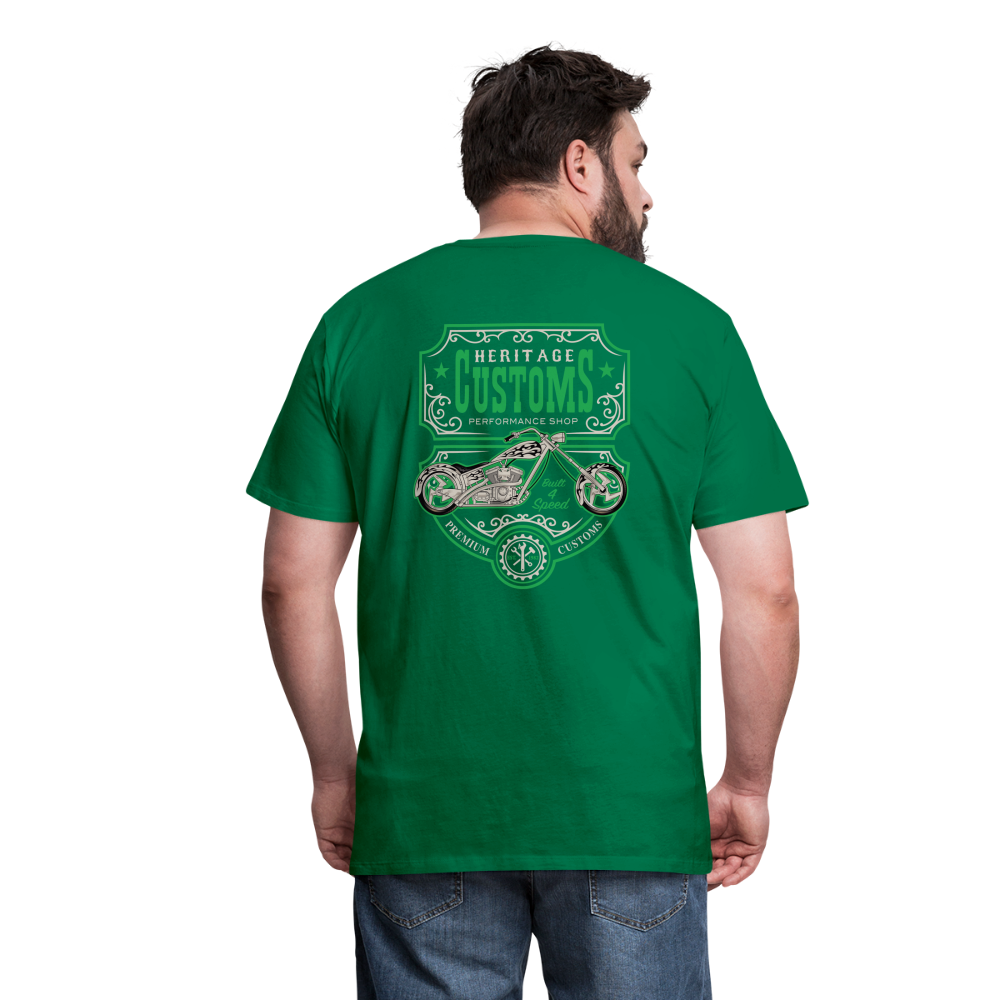 mechanic label Men’s Premium T-Shirt - kelly green