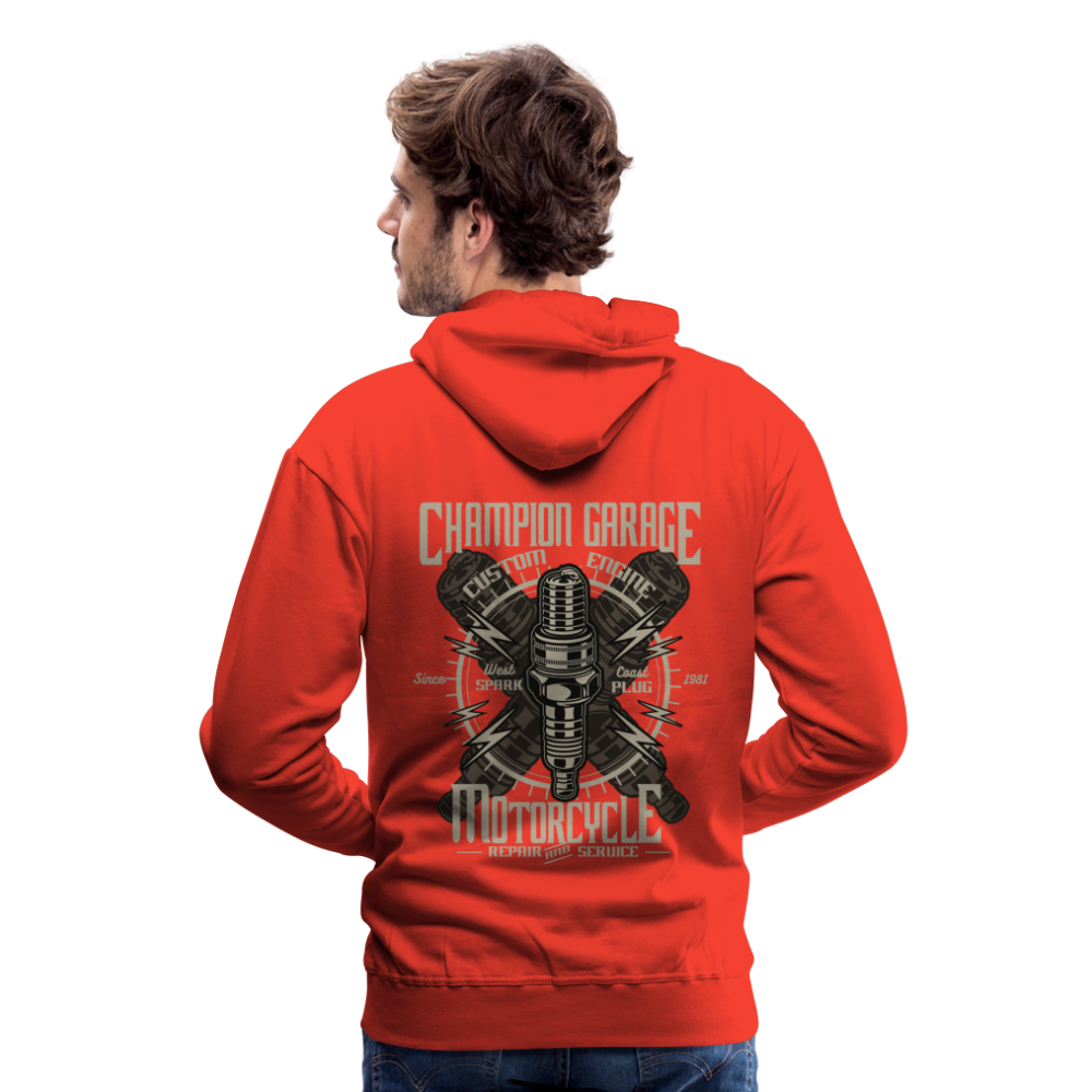 Spark Plug Men’s Premium Hoodie - red