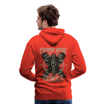 Spark Plug Men’s Premium Hoodie - red