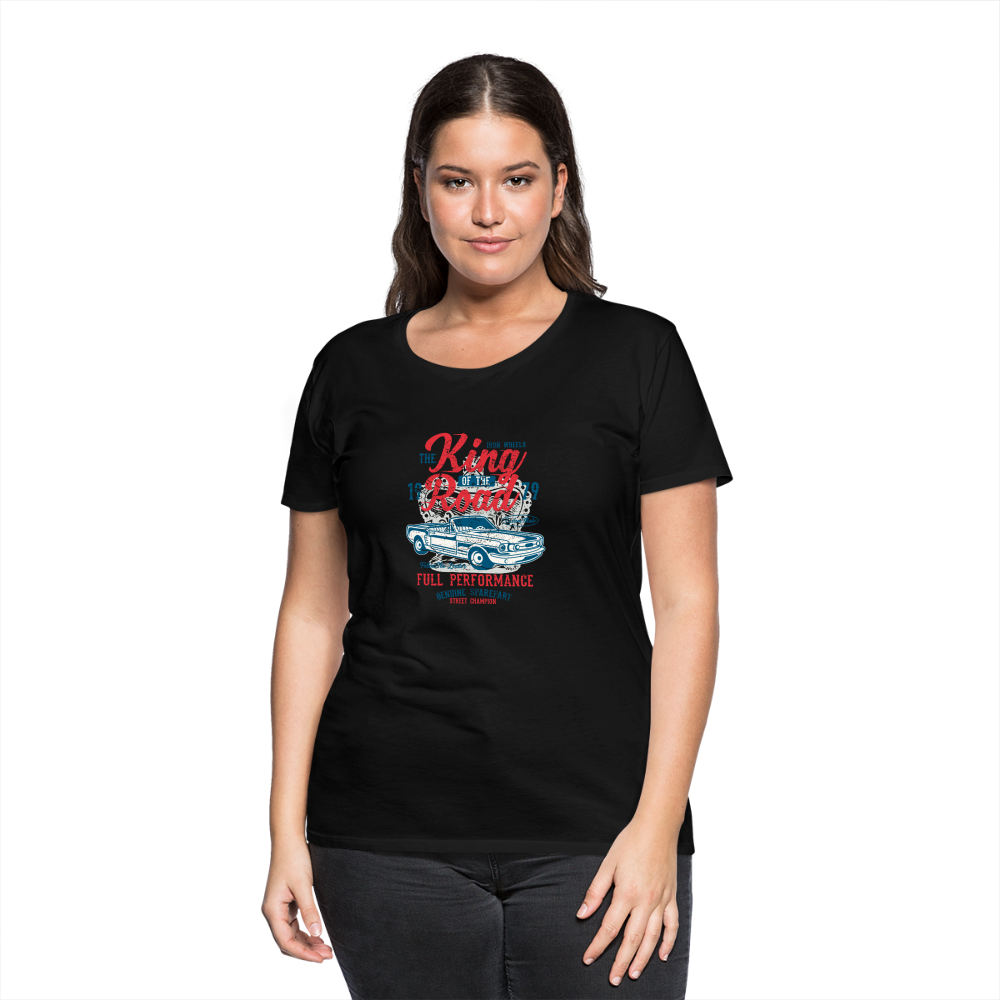 King of the road Women’s Premium T-Shirt - black