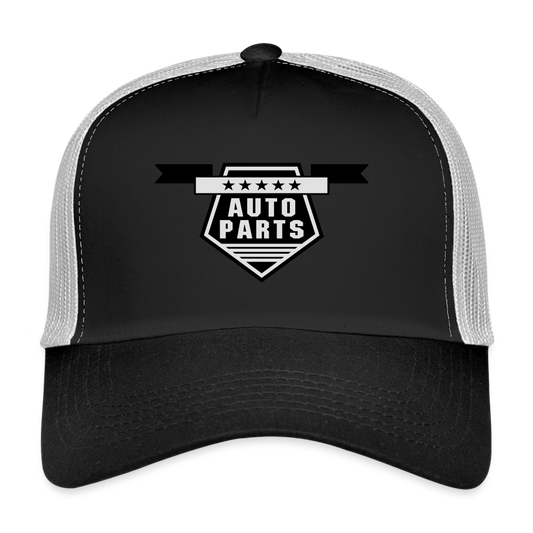 Auto parts Trucker Cap - black/stone grey