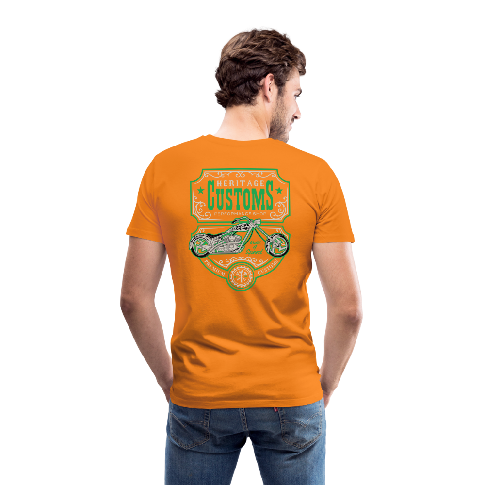 mechanic label Men’s Premium T-Shirt - orange