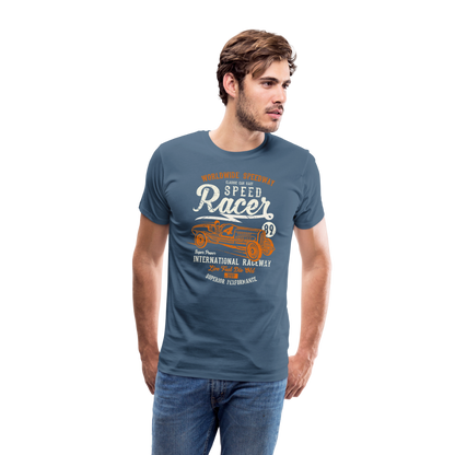 Speed Racer Men’s Premium T-Shirt - steel blue