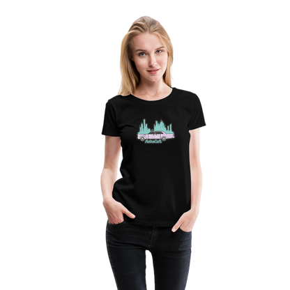 Retro Cars Women’s Premium T-Shirt - black