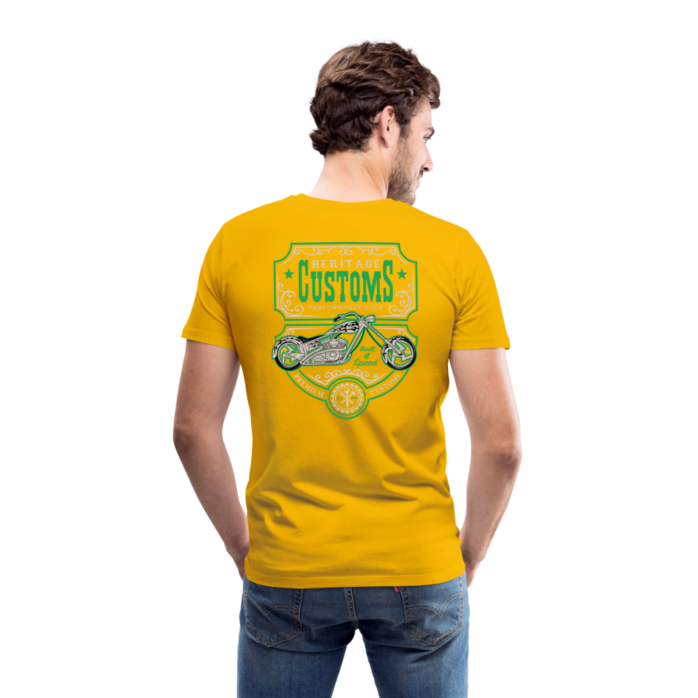 mechanic label Men’s Premium T-Shirt - sun yellow