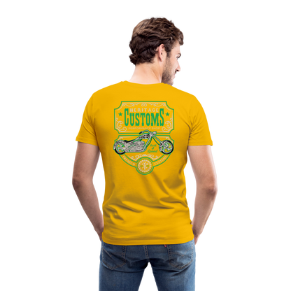 mechanic label Men’s Premium T-Shirt - sun yellow