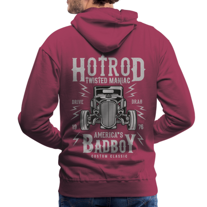 Twisted Hotrod Men’s Premium Hoodie - bordeaux