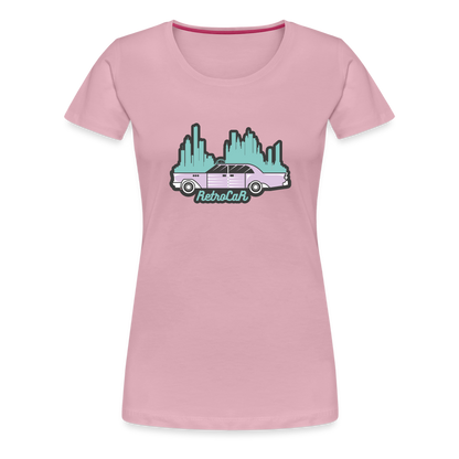 Retro Cars Women’s Premium T-Shirt - rose shadow