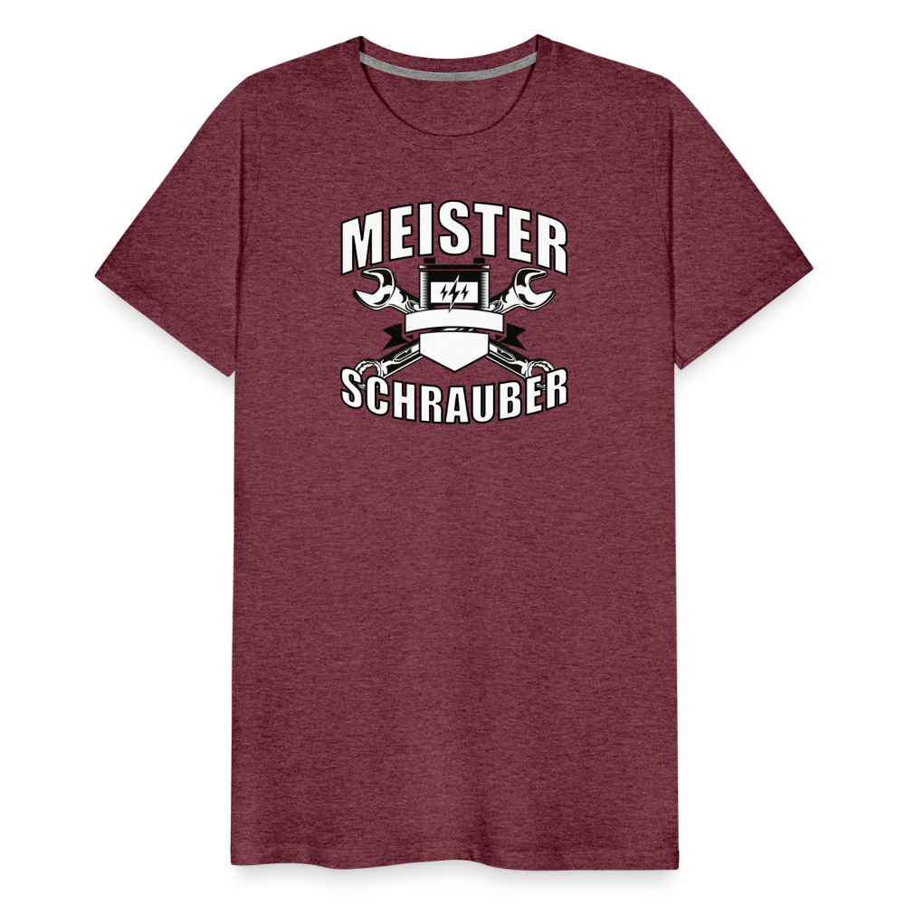 meister schrauber Men’s Premium T-Shirt - heather burgundy