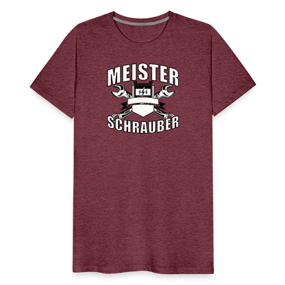 meister schrauber Men’s Premium T-Shirt - heather burgundy