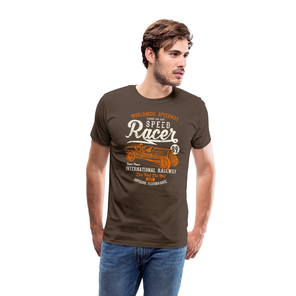 Speed Racer Men’s Premium T-Shirt - noble brown