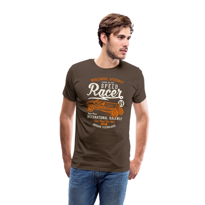 Speed Racer Men’s Premium T-Shirt - noble brown