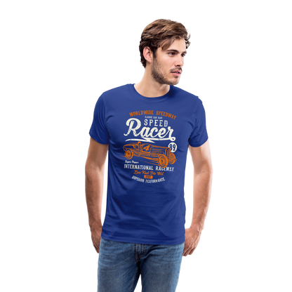 Speed Racer Men’s Premium T-Shirt - royal blue