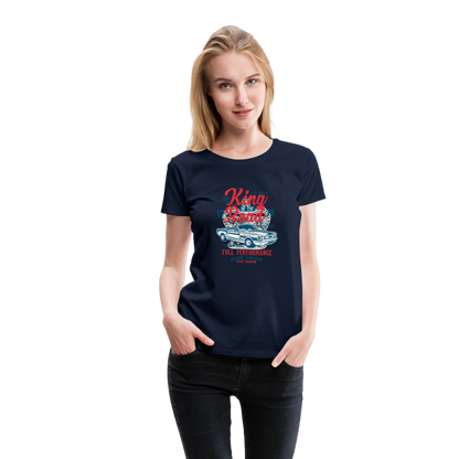 King of the road Women’s Premium T-Shirt - navy