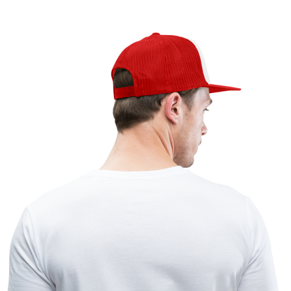 west coast chopper Trucker Cap - white/red