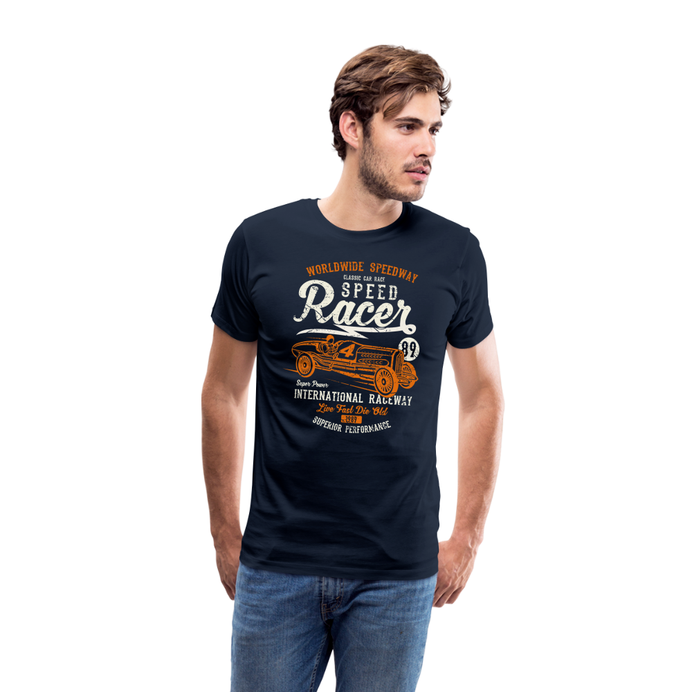 Speed Racer Men’s Premium T-Shirt - navy