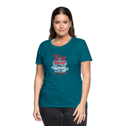 King of the road Women’s Premium T-Shirt - diva blue