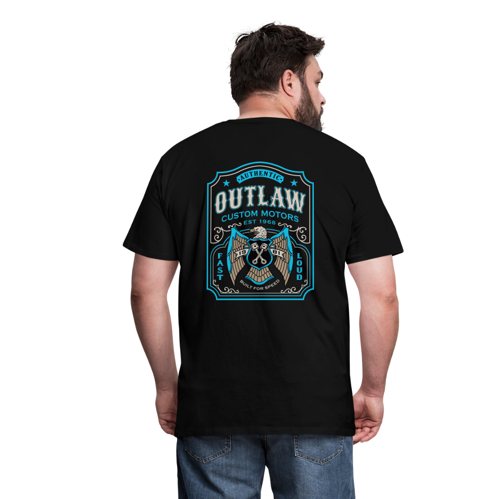 Outlaw Bike mechanic label Men’s Premium T-Shirt - black