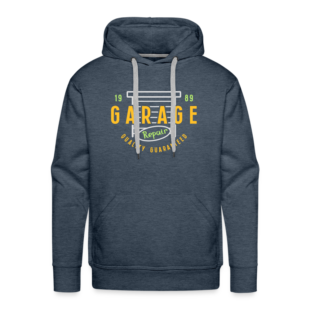 garage Men’s Premium Hoodie - heather denim