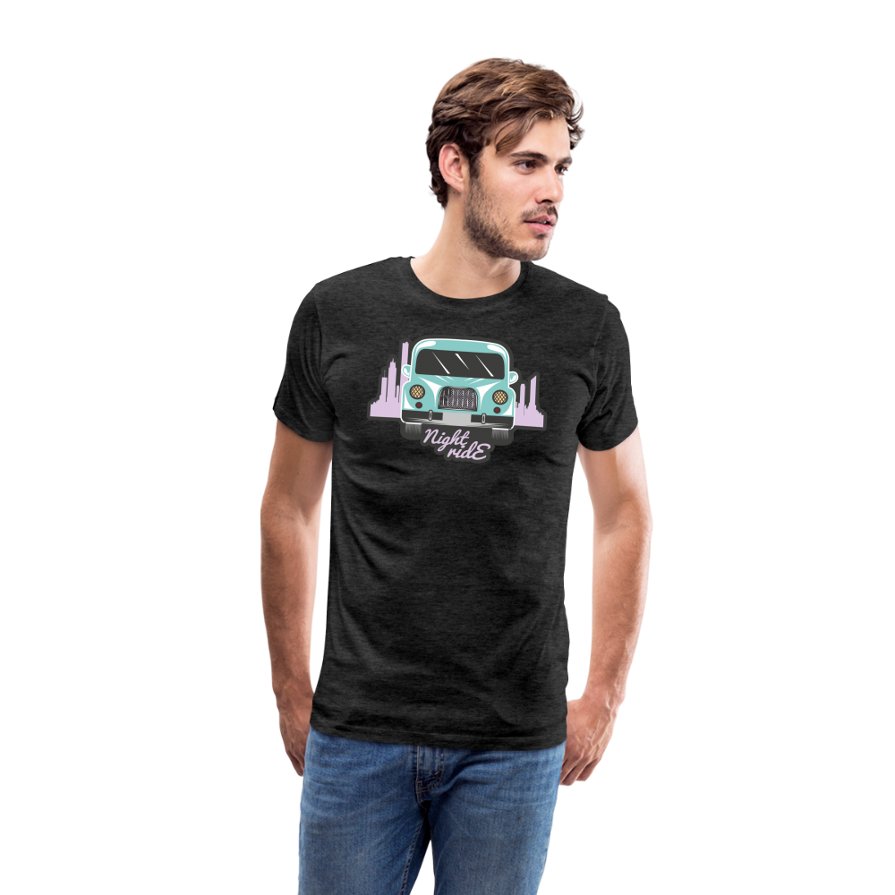 NIGHT RIDE Men’s Premium T-Shirt - charcoal grey