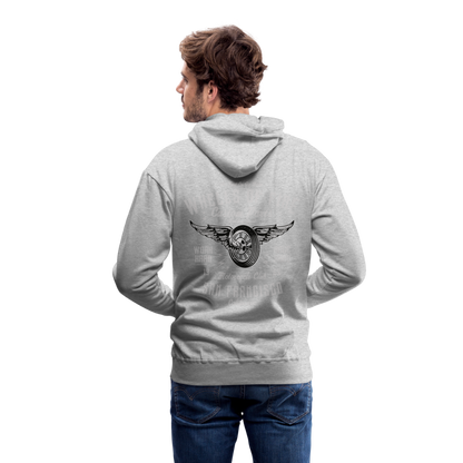 Wheels of fire 01 Men’s Premium Hoodie - heather grey