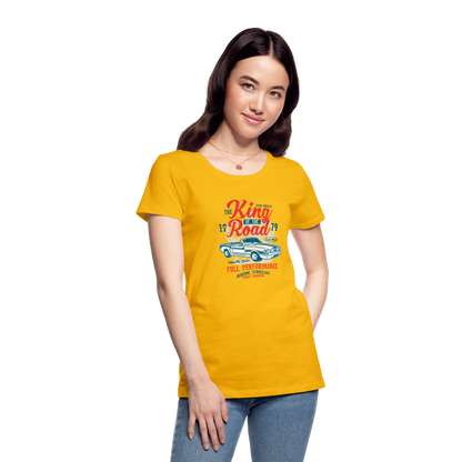 King of the road Women’s Premium T-Shirt - sun yellow