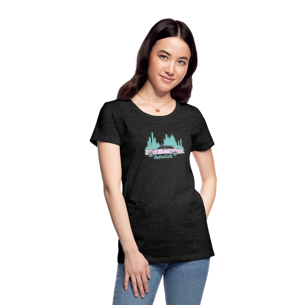 Retro Cars Women’s Premium T-Shirt - charcoal grey