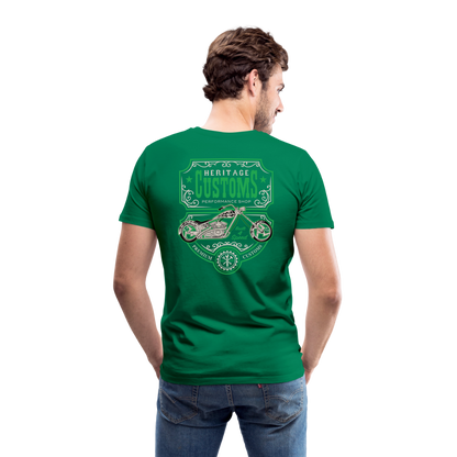 mechanic label Men’s Premium T-Shirt - kelly green