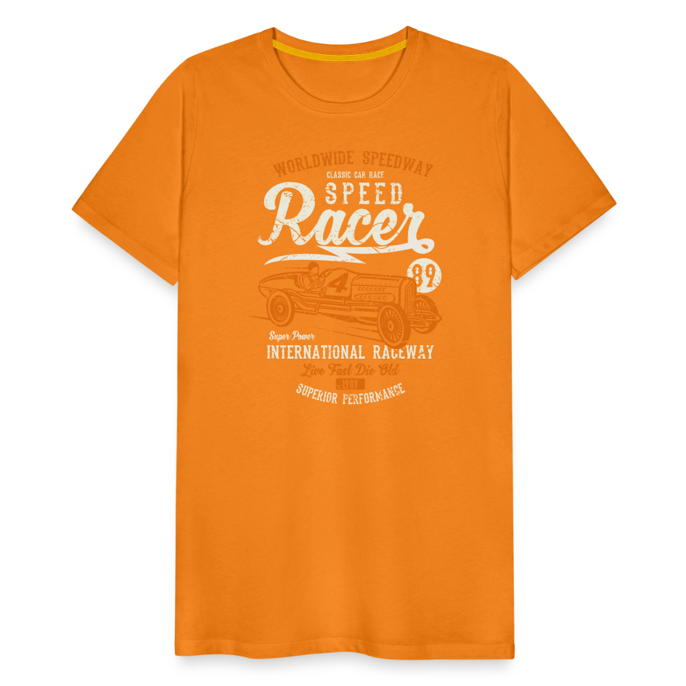 Speed Racer Men’s Premium T-Shirt - orange