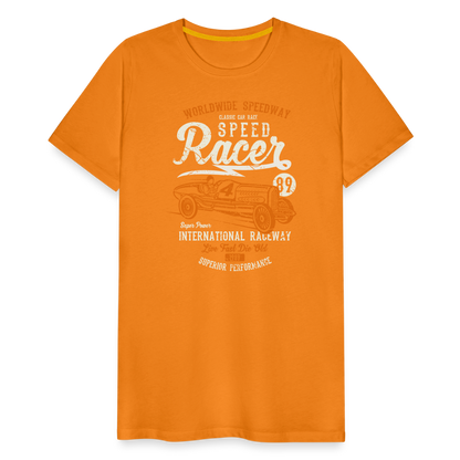 Speed Racer Men’s Premium T-Shirt - orange