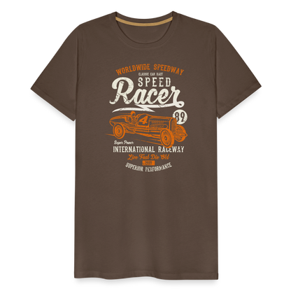 Speed Racer Men’s Premium T-Shirt - noble brown