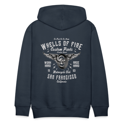 Wheels of fire 01 Men’s Premium Hoodie - navy