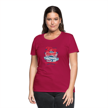 King of the road Women’s Premium T-Shirt - dark pink