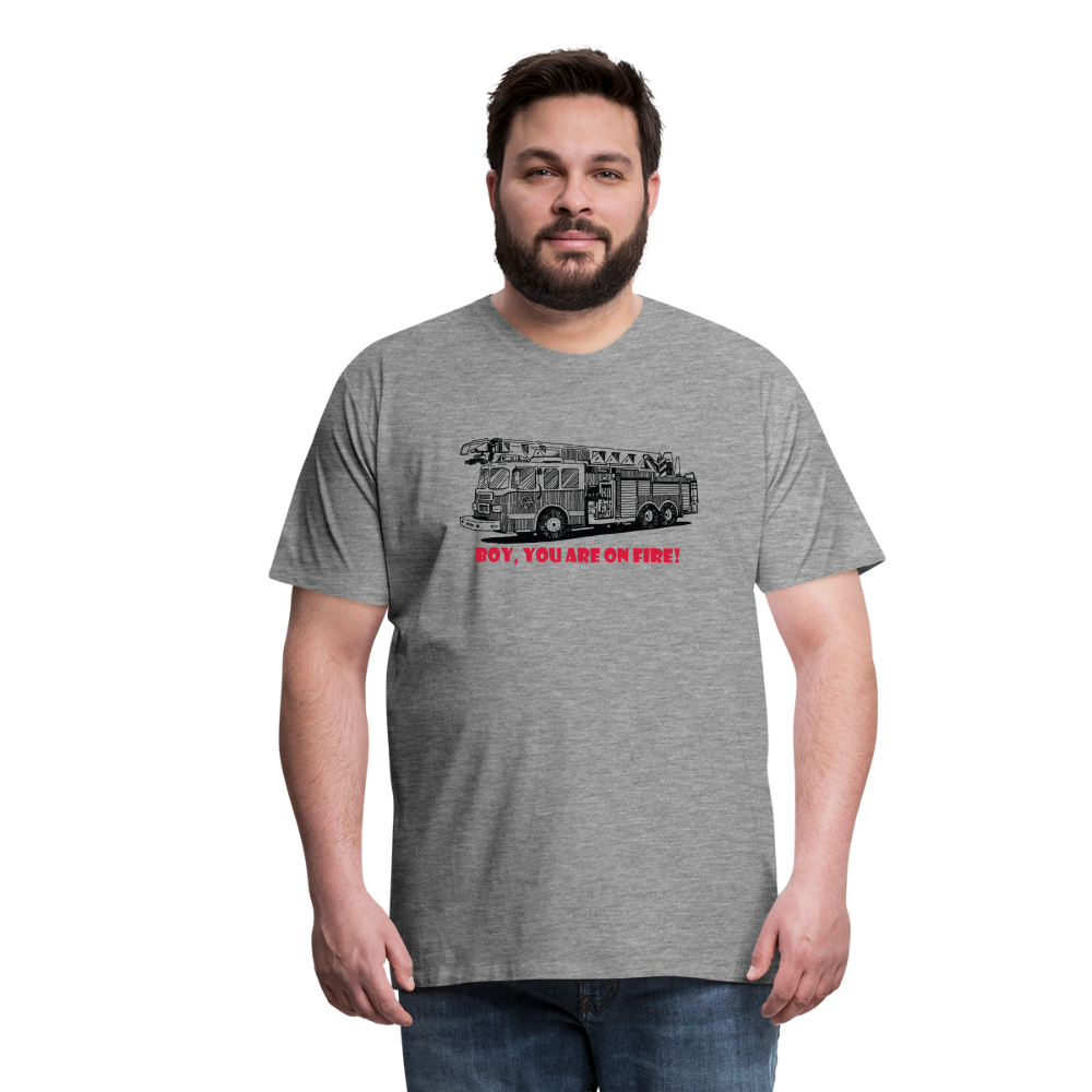 firetruck Men’s Premium T-Shirt - heather grey