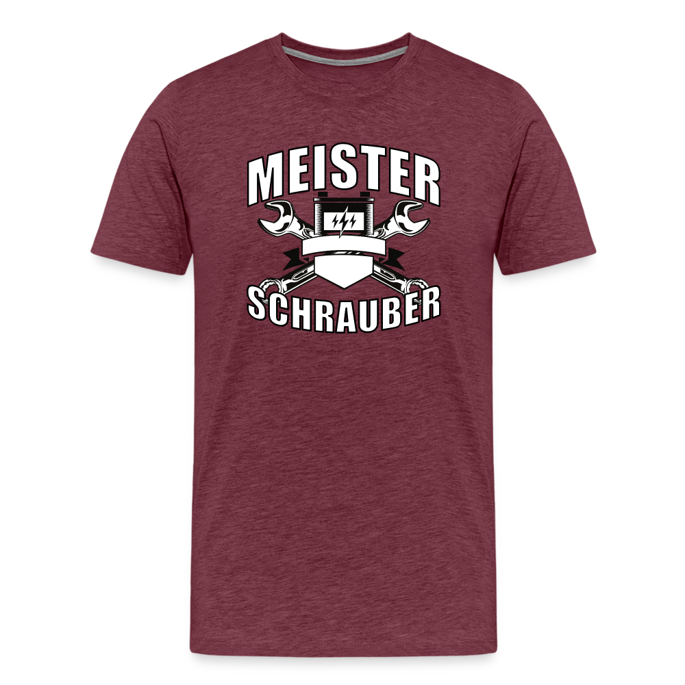 meister schrauber Men’s Premium T-Shirt - heather burgundy