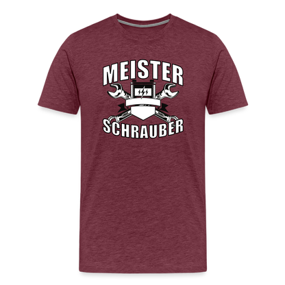 meister schrauber Men’s Premium T-Shirt - heather burgundy