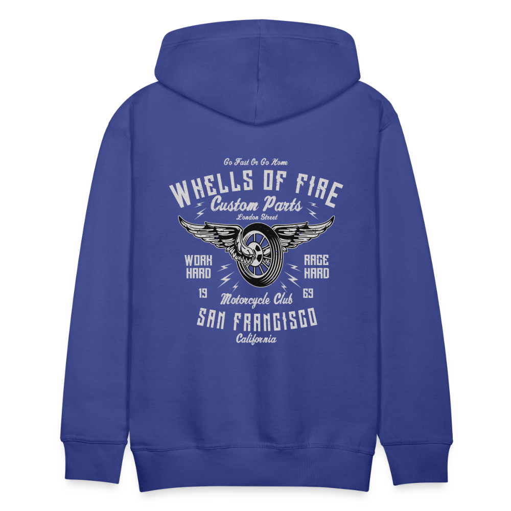 Wheels of fire 01 Men’s Premium Hoodie - royal blue