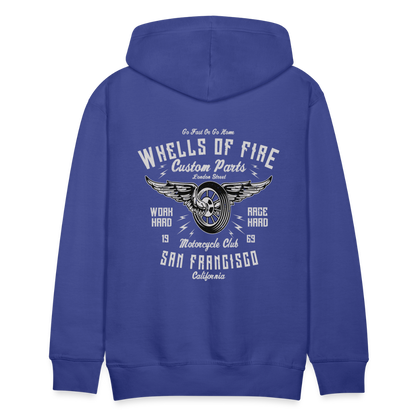 Wheels of fire 01 Men’s Premium Hoodie - royal blue