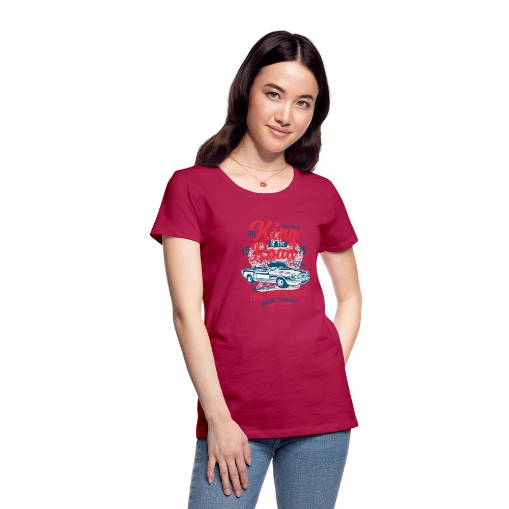 King of the road Women’s Premium T-Shirt - dark pink