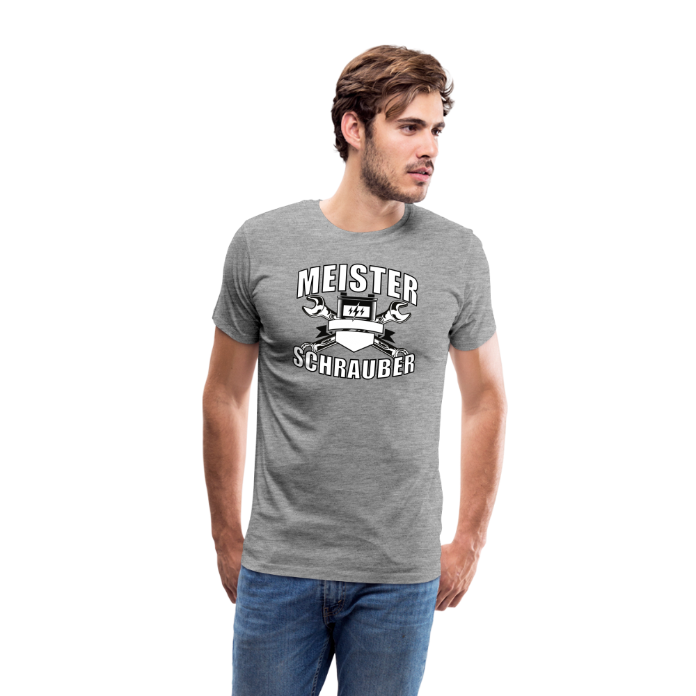 meister schrauber Men’s Premium T-Shirt - heather grey