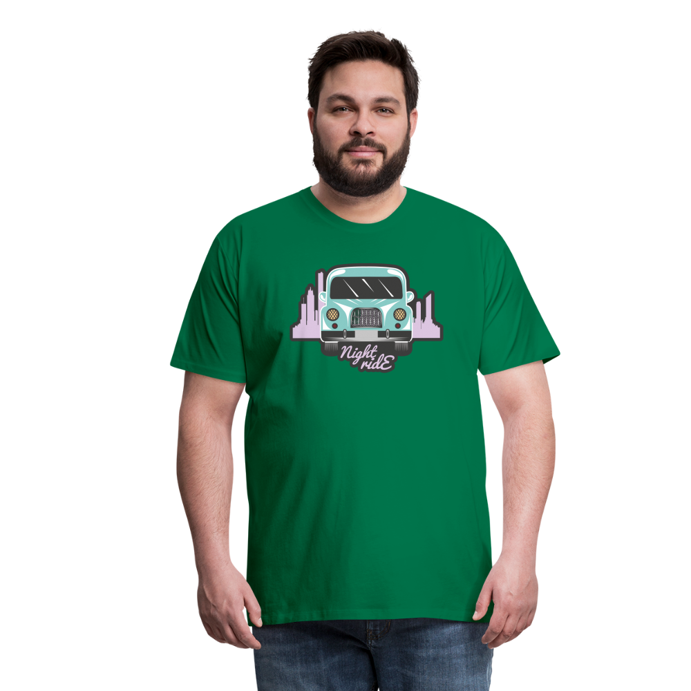 NIGHT RIDE Men’s Premium T-Shirt - kelly green