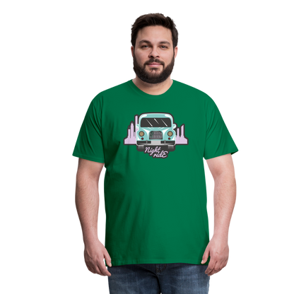 NIGHT RIDE Men’s Premium T-Shirt - kelly green