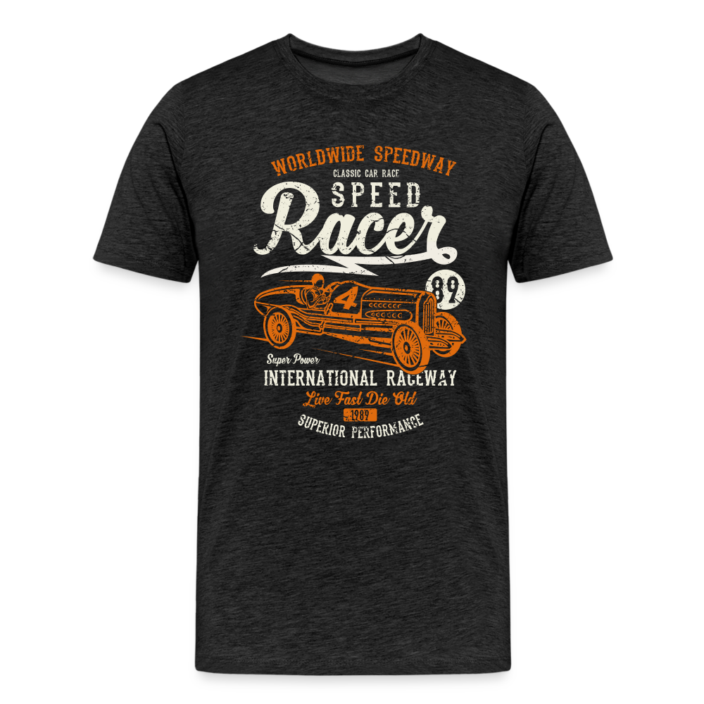 Speed Racer Men’s Premium T-Shirt - charcoal grey