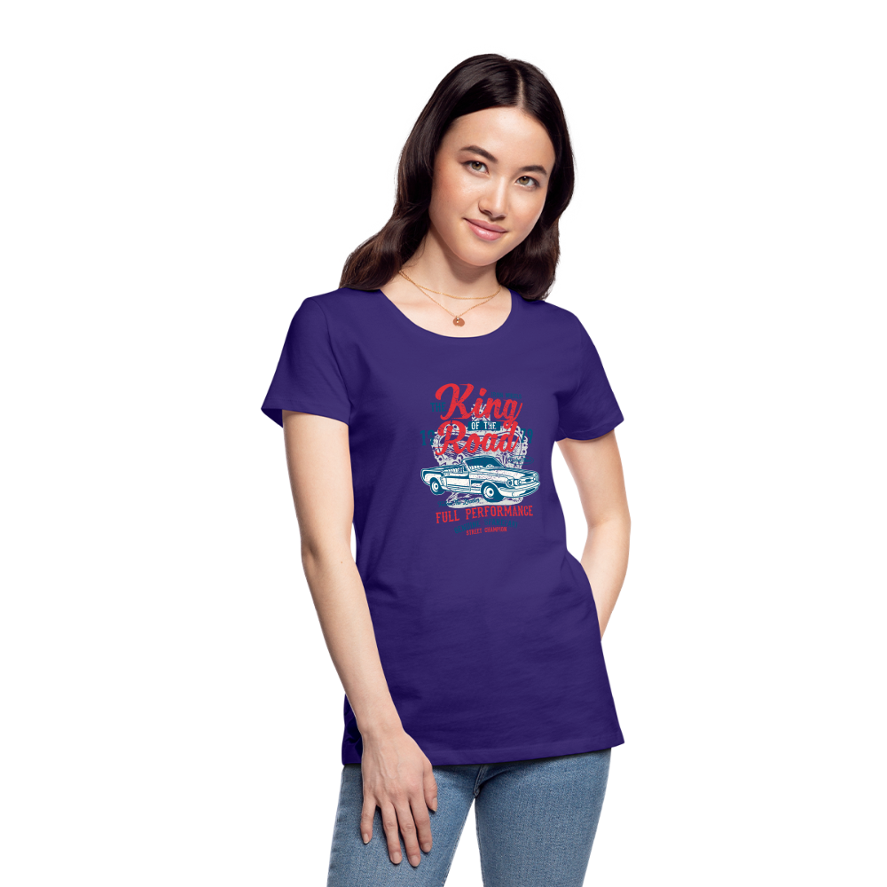 King of the road Women’s Premium T-Shirt - purple