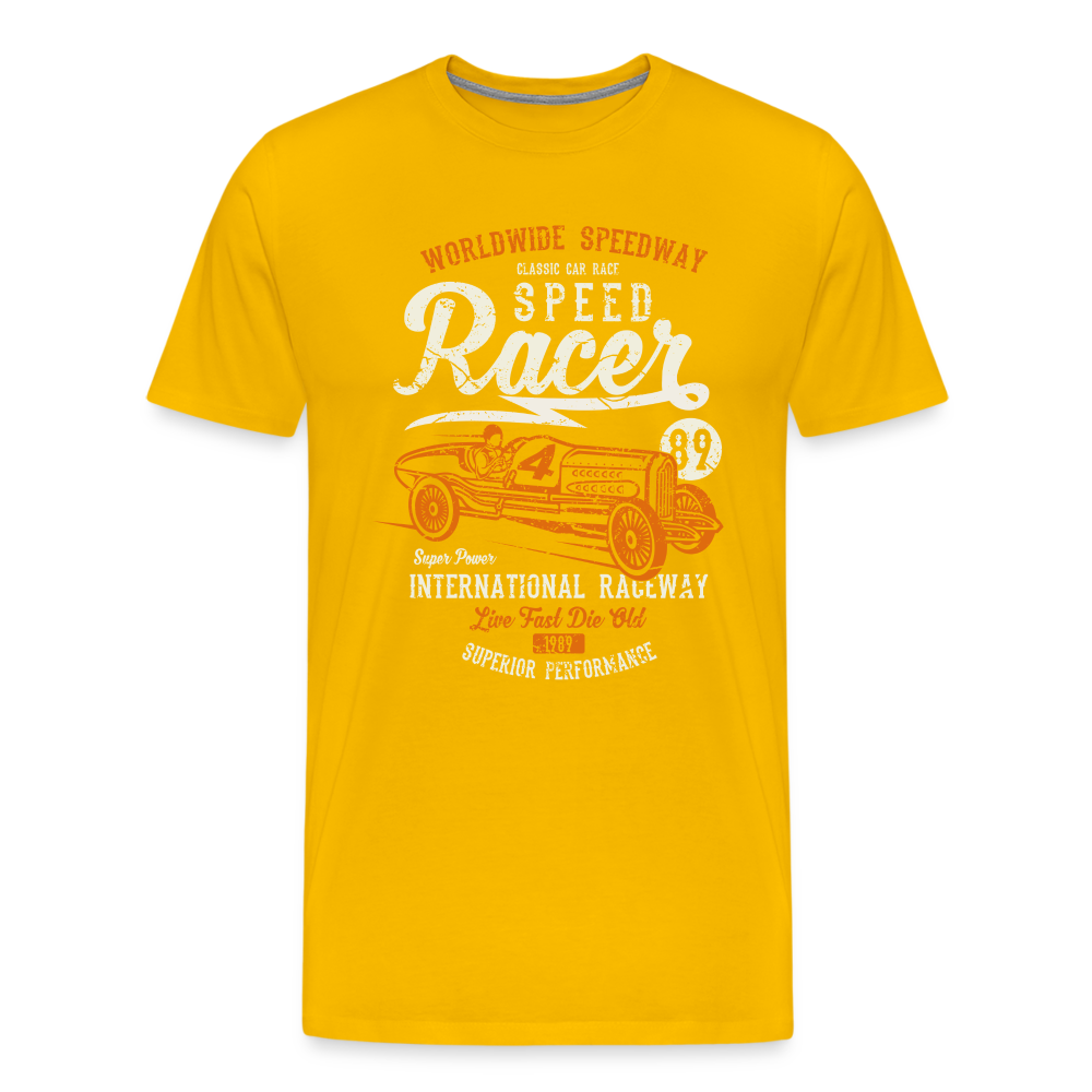 Speed Racer Men’s Premium T-Shirt - sun yellow