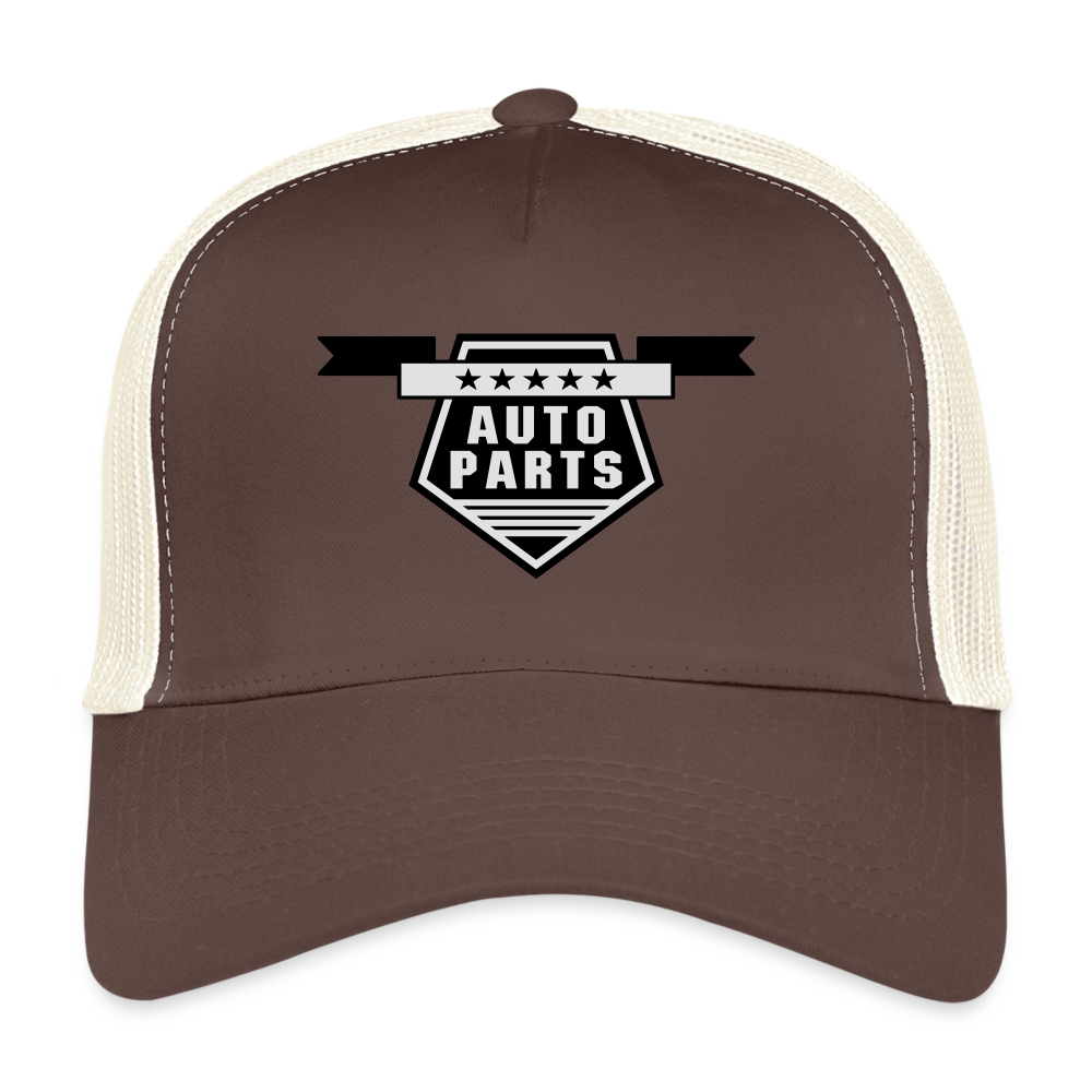 Auto parts Trucker Cap - brown/beige