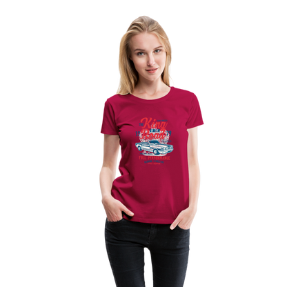 King of the road Women’s Premium T-Shirt - dark pink